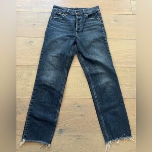 GAP High Rise Women Jeans - Dark Blue 28L